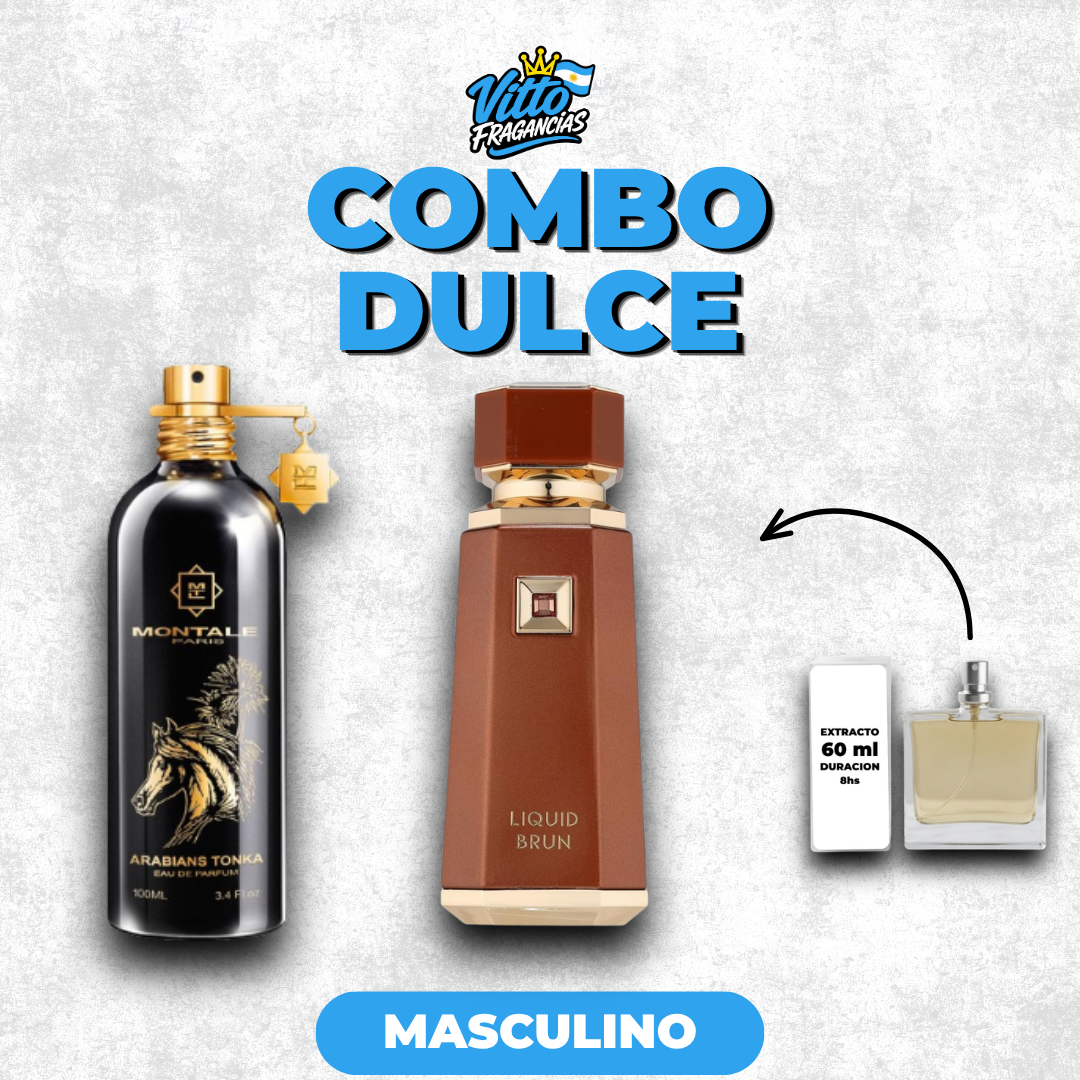 Combo Dulce x2 [Arabians Tonka + Liquid Brun] — 12% OFF + Envío Gratis