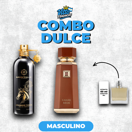 Combo Dulce x2 [Arabians Tonka + Liquid Brun] — 12% OFF + Envío Gratis