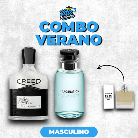 Combo Verano x2 [Imagination + Aventus Creed] — 12% OFF + Envío Gratis